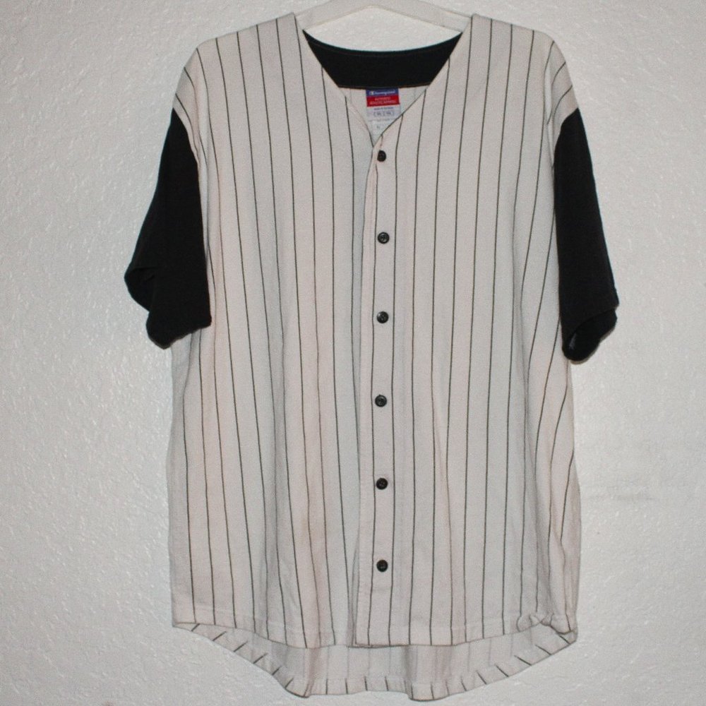 Champion Plain Pinstripe Baseball Jersey
